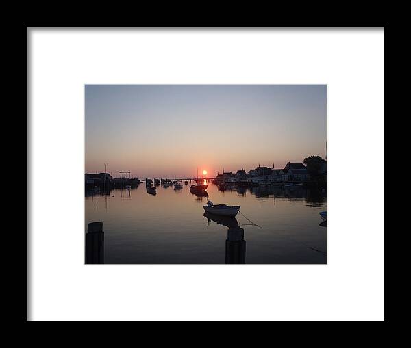 Nantucket Framed Print featuring the photograph Nantucket Sunrise by Robert Nickologianis