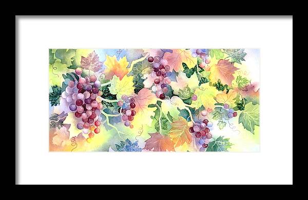 Napa Valley Framed Print featuring the painting Napa Valley Morning 3 by Deborah Ronglien