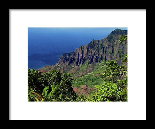 Hawaii Framed Print featuring the photograph Napali Coast by James Knight