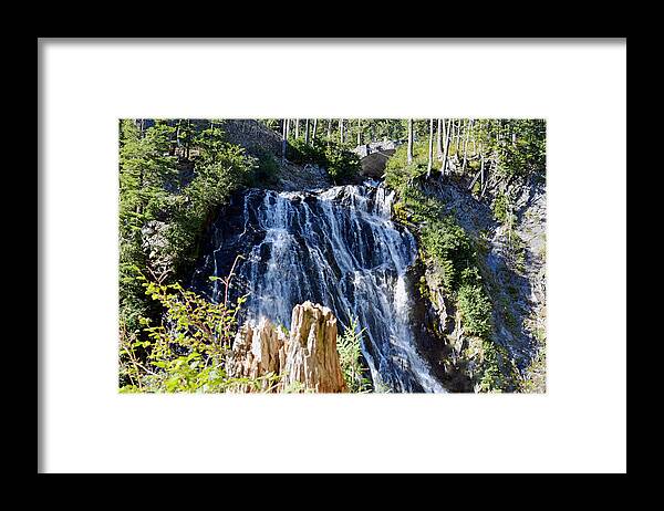 Fall Framed Print featuring the photograph Narada Falls by Anthony Baatz