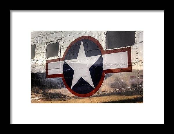 United States Aircraft Framed Print featuring the photograph National Aircraft Insignia by Steve Gravano