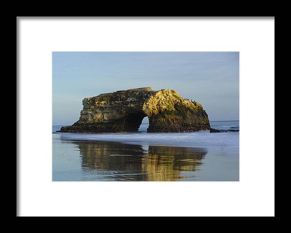 Natural Framed Print featuring the photograph Natural Bridges by Weir Here And There