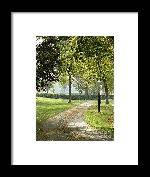 Nature Framed Print featuring the photograph Nature's Path by Vivian Martin