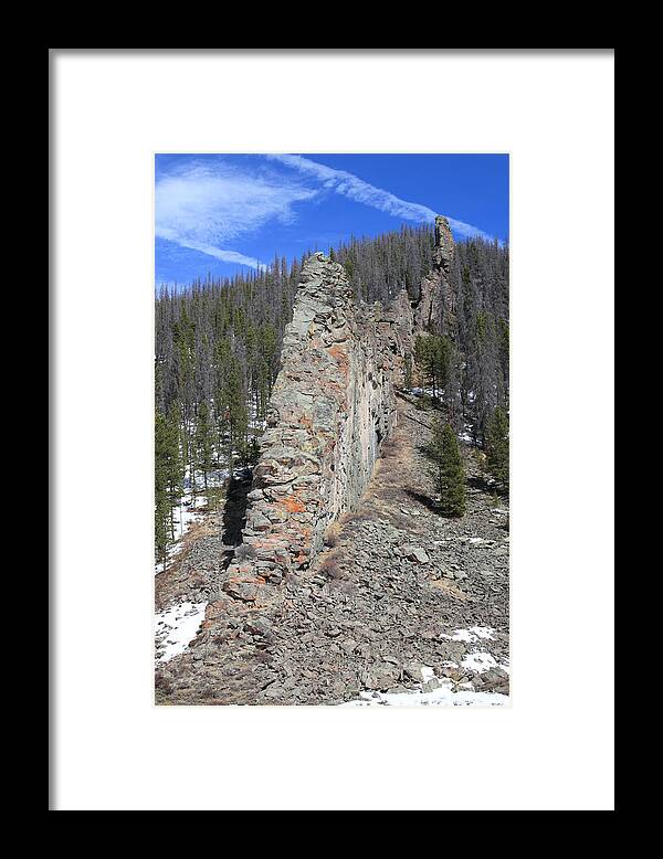 Wall Framed Print featuring the photograph Nature's Wall by Shane Bechler