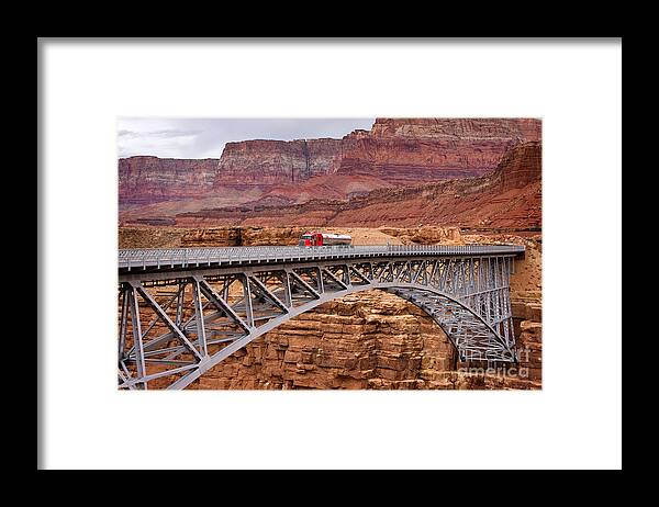 Travel Framed Print featuring the photograph Navajo Bridge by Louise Heusinkveld