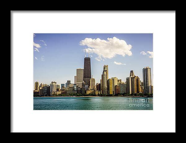 2012 Framed Print featuring the photograph Near North Side Chicago Skyline by Paul Velgos