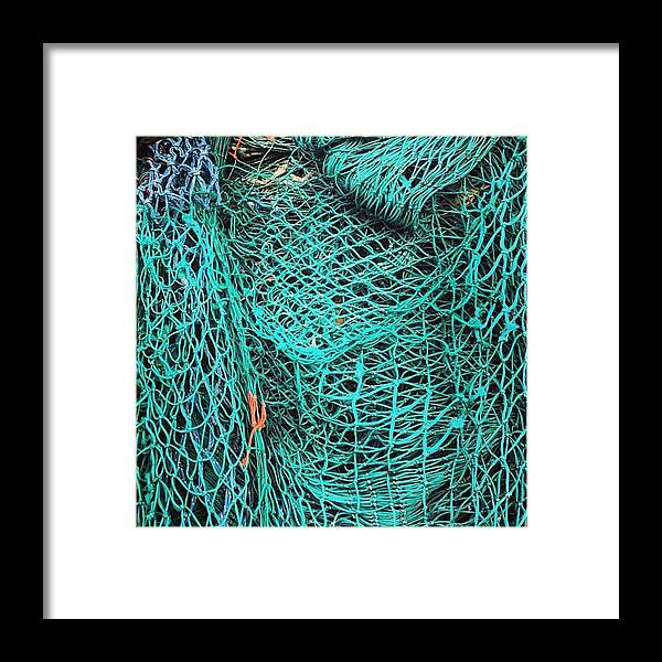 Nicsquirrell Framed Print featuring the photograph Nets #net #nicsquirrell #iccloseup by Nic Squirrell