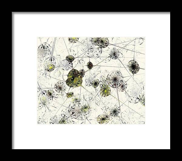 Malakhova Framed Print featuring the digital art Neural Network by Anastasiya Malakhova
