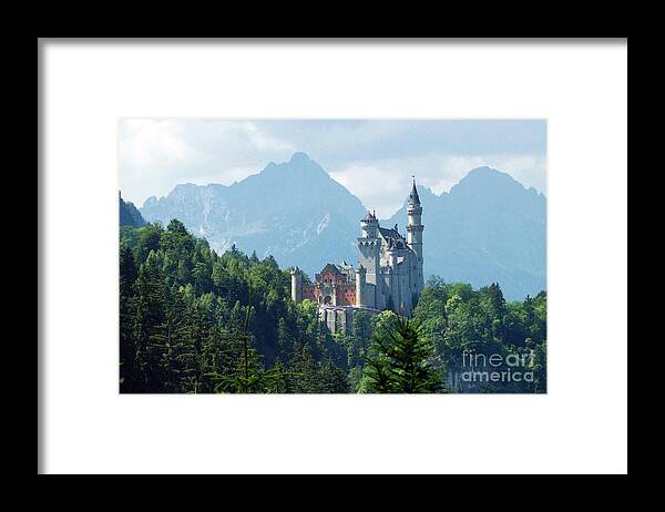 Prott Framed Print featuring the photograph Neuschwanstein castle 16 by Rudi Prott