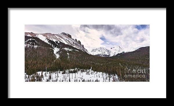 Never Summer Wilderness Framed Print featuring the photograph Never Summer Wilderness Area Panorama by James BO Insogna