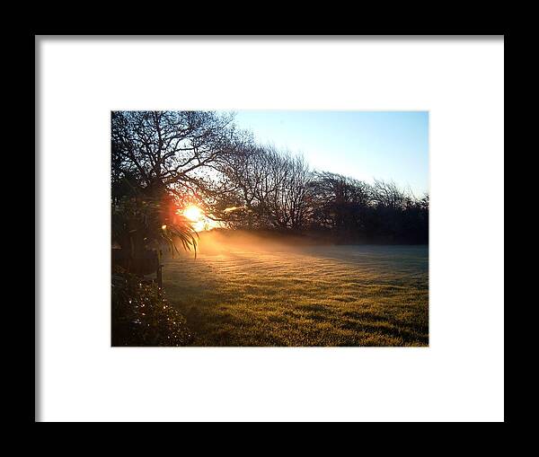 Sunrise Framed Print featuring the photograph New Dawn Fades by Richard Brookes