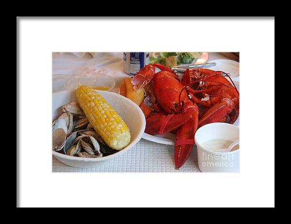 Clambake Framed Print featuring the photograph New England Clambake by Jayne Carney