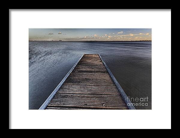 Wharf Framed Print featuring the photograph New Horizon by Casper Cammeraat