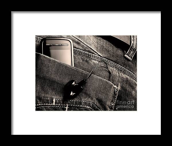 Jeans Framed Print featuring the photograph New jeans generation by Sinisa Botas