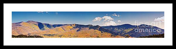 Horizontal Framed Print featuring the photograph New Mexico Panorama by Jan Tyler