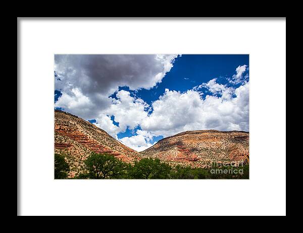 Mountains Framed Print featuring the photograph New Mexico Skies 1 by Jim McCain