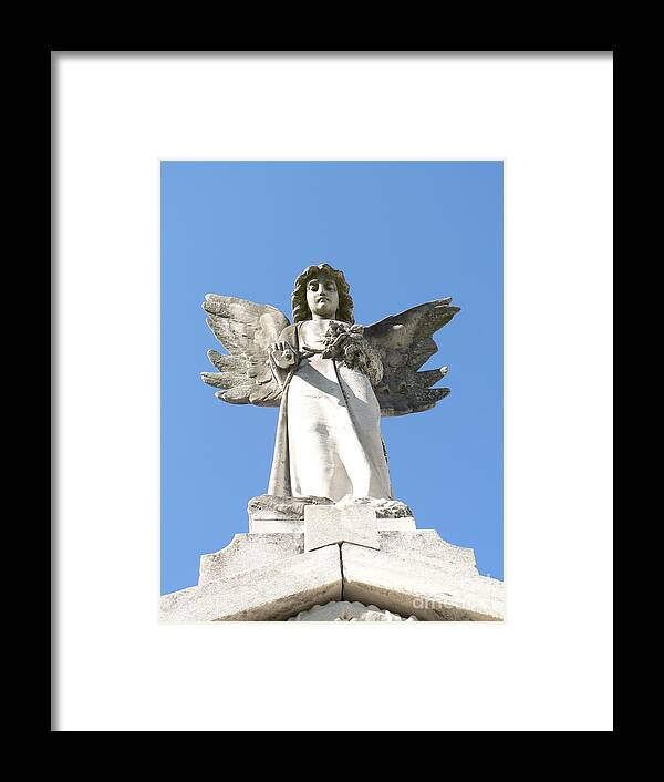 Angel Framed Print featuring the photograph New Orleans Angel 5 by Elizabeth Fontaine-Barr