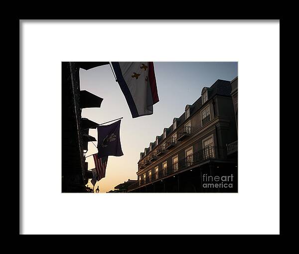 New Orleans Framed Print featuring the photograph Evening in New Orleans by Valerie Reeves