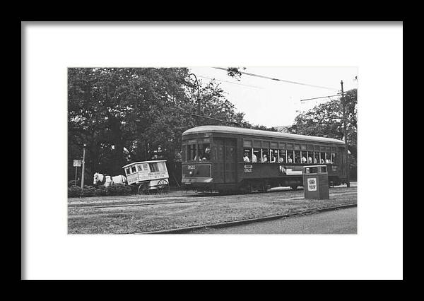 Streetcar Framed Print featuring the photograph New Orleans Traditiions 1 by William Tegtmeyer
