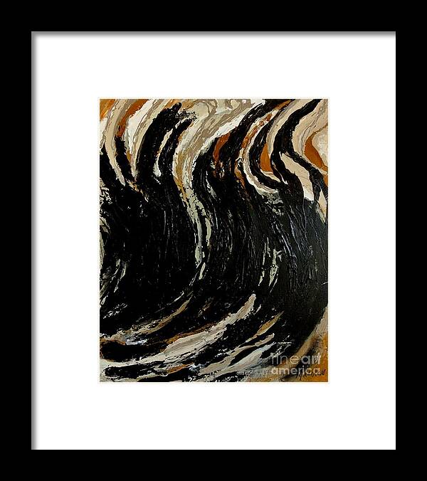 Painting Framed Print featuring the painting New Waves by Marsha Heiken