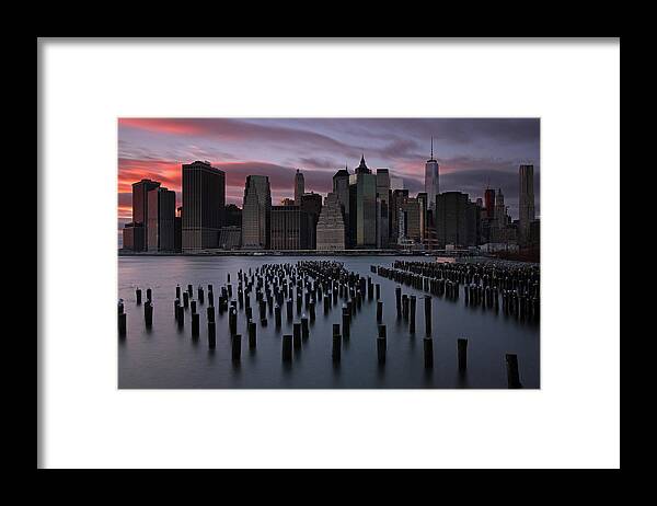 New York City Framed Print featuring the photograph New York City FIDI by Juergen Roth