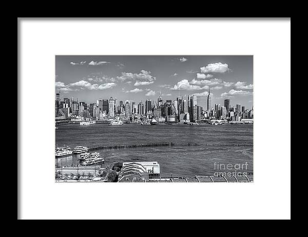 Clarence Holmes Framed Print featuring the photograph New York City Summer Skyline II by Clarence Holmes