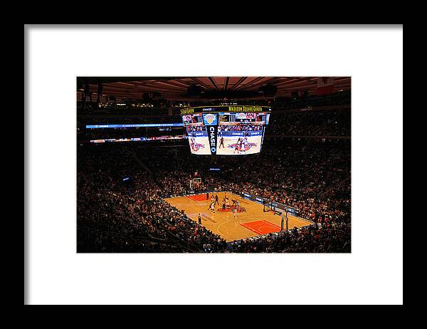 New York Knicks Framed Print featuring the photograph New York Knicks by Juergen Roth