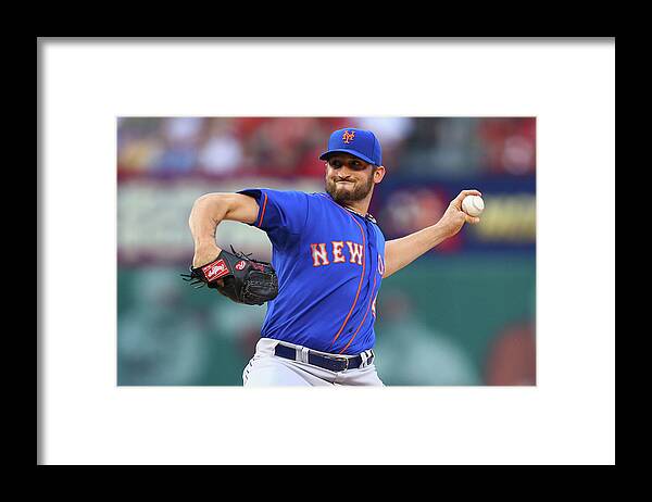 St. Louis Framed Print featuring the photograph New York Mets V St. Louis Cardinals by Dilip Vishwanat