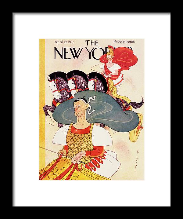 Sport Framed Print featuring the painting New Yorker April 25 1936 by Rea Irvin
