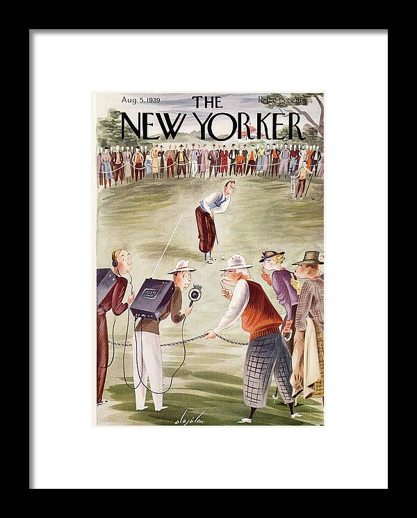 Leisure Framed Print featuring the painting New Yorker August 5, 1939 by Constantin Alajalov