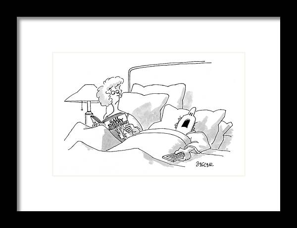 Sheehy Framed Print featuring the drawing New Yorker December 27th, 1999 by Jack Ziegler
