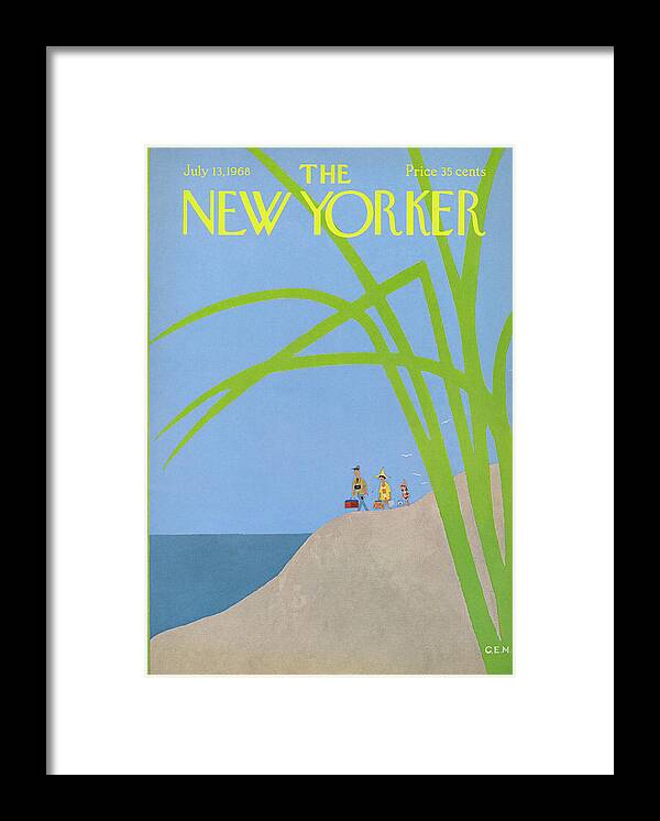 Charles E. Martin Cma Framed Print featuring the painting New Yorker July 13th, 1968 by Charles E Martin