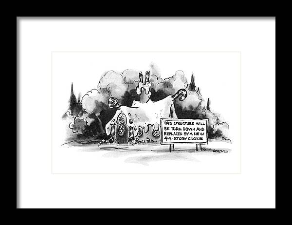 Fairy Tales Framed Print featuring the drawing New Yorker June 13th, 1977 by Lee Lorenz