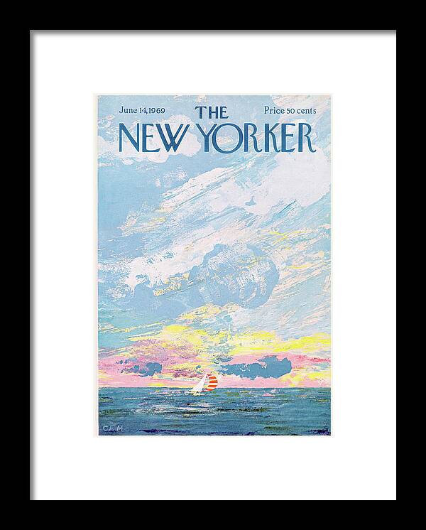 Charles E. Martin Cma Framed Print featuring the painting New Yorker June 14th, 1969 by Charles E Martin