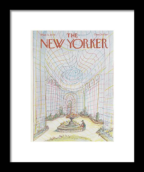 Workers Framed Print featuring the painting New Yorker March 5th, 1979 by Paul Degen