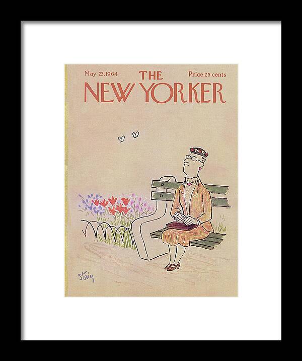 William Steig Wst Framed Print featuring the painting New Yorker May 23rd, 1964 by William Steig
