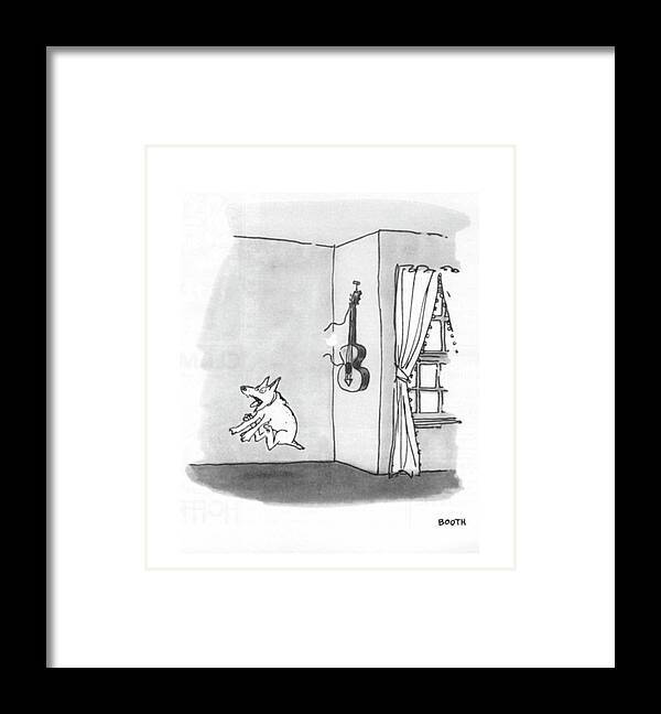 80008 Gbo George Booth Framed Print featuring the drawing New Yorker May 8th, 1971 by George Booth