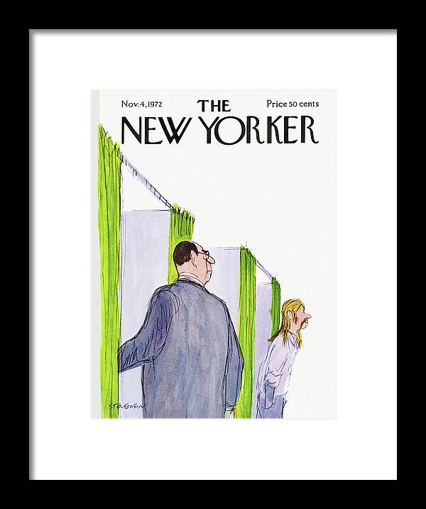 James Stevenson Jst Framed Print featuring the painting New Yorker November 4th, 1972 by James Stevenson