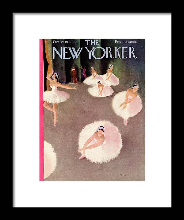 Ballet Framed Print featuring the painting New Yorker October 21, 1939 by Susanne Suba