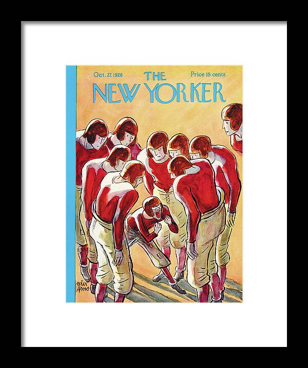 Fall Framed Print featuring the painting New Yorker October 27th, 1928 by Peter Arno