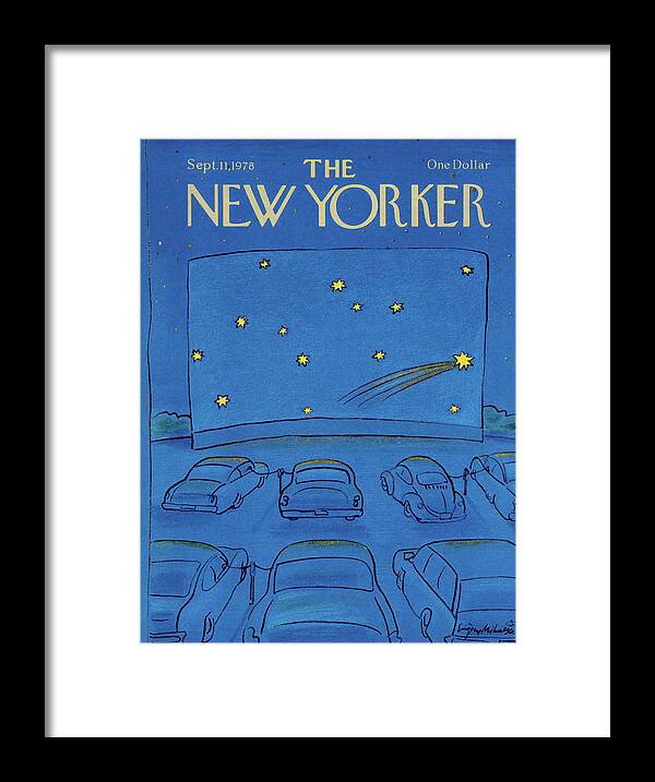 Eugene Mihaesco Emi Framed Print featuring the painting New Yorker September 11th, 1978 by Eugene Mihaesco