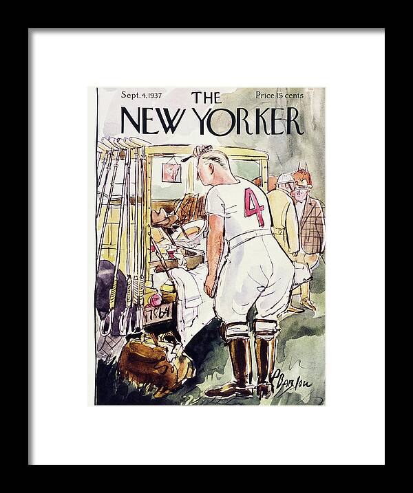 Sport Framed Print featuring the painting New Yorker September 4 1937 by Perry Barlow
