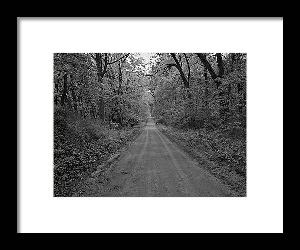Road Framed Print featuring the photograph Next stop..Middle of Nowhere by John Crothers