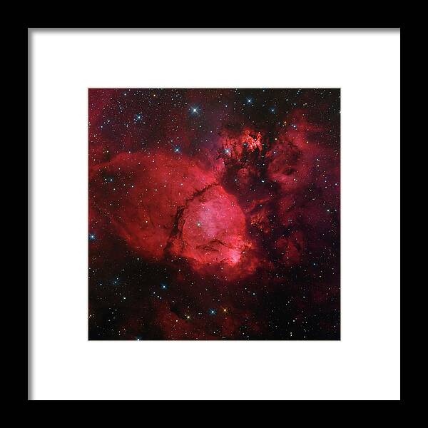 Dust Framed Print featuring the photograph Ngc 896 In The Heart Nebula In by Bob Fera/stocktrek Images