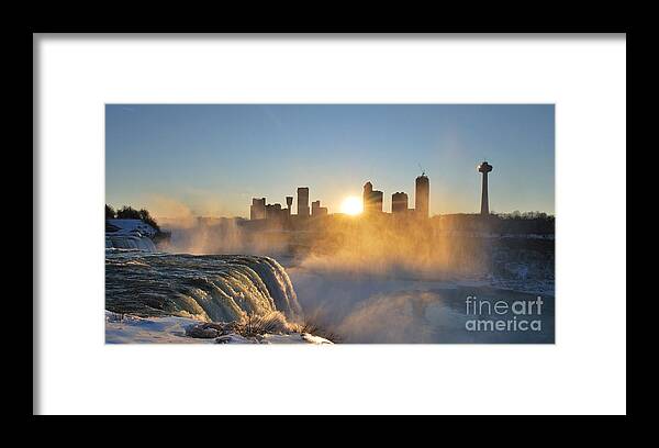 Niagara Framed Print featuring the photograph Niagara Falls Toronto by Dejan Jovanovic