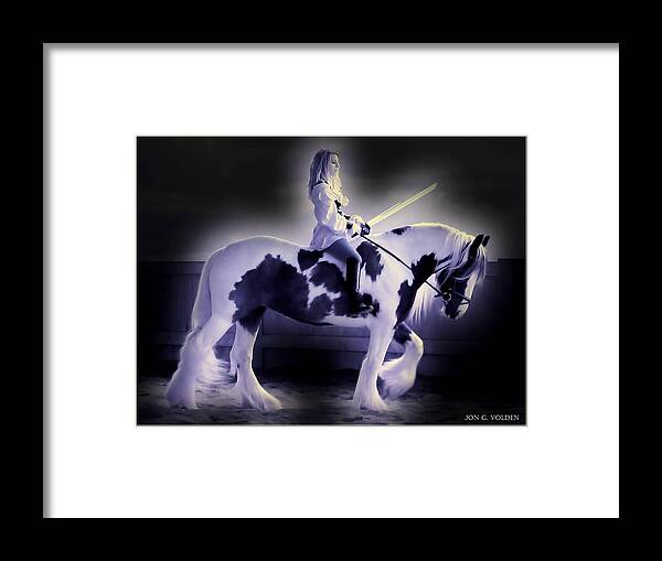 Magic Framed Print featuring the photograph Night Rider by Jon Volden
