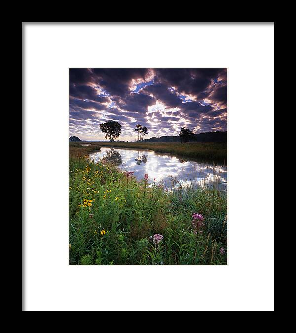 Sunset Framed Print featuring the photograph Nippersink Sunrise by Ray Mathis