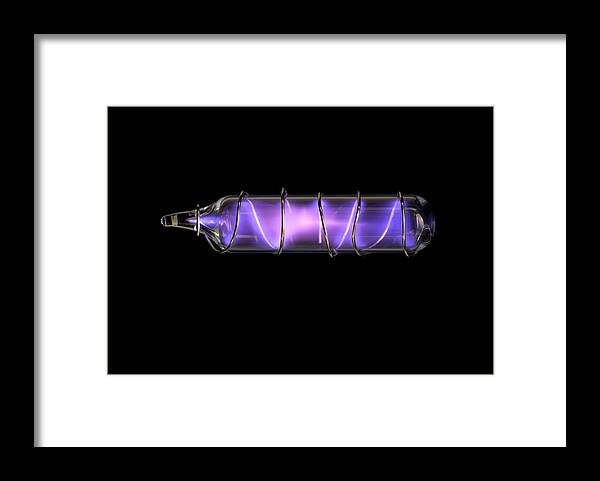 Nitrogen Framed Print featuring the photograph Nitrogen Gas by Science Photo Library