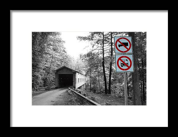 No Access Framed Print featuring the photograph No Access by Michelle Joseph-Long