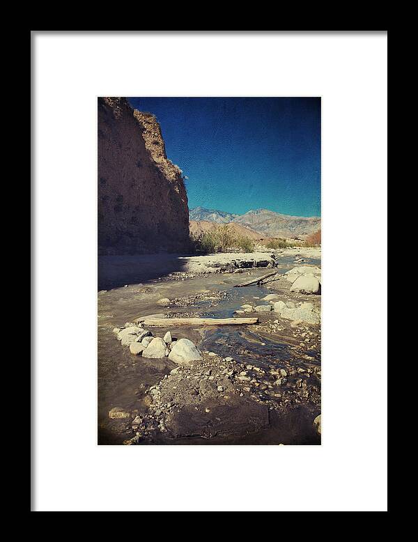 Whitewater Preserve Framed Print featuring the photograph No I Didn't Falter by Laurie Search